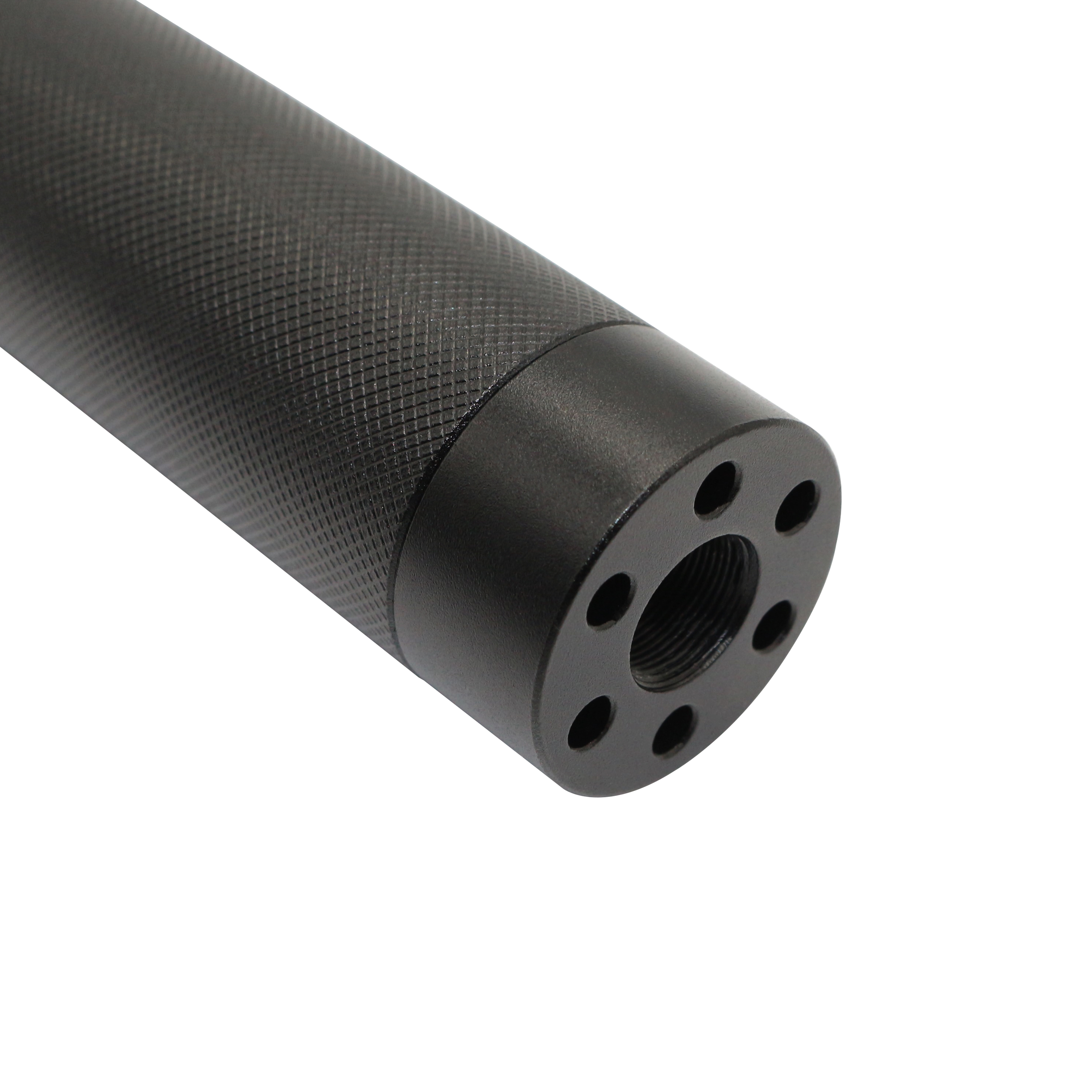 AR 9mm 2 in 1 Hybrid Fake Suppressor Can Muzzle Brake